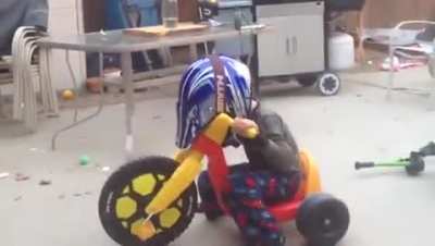 Always wear a bike on your helmet