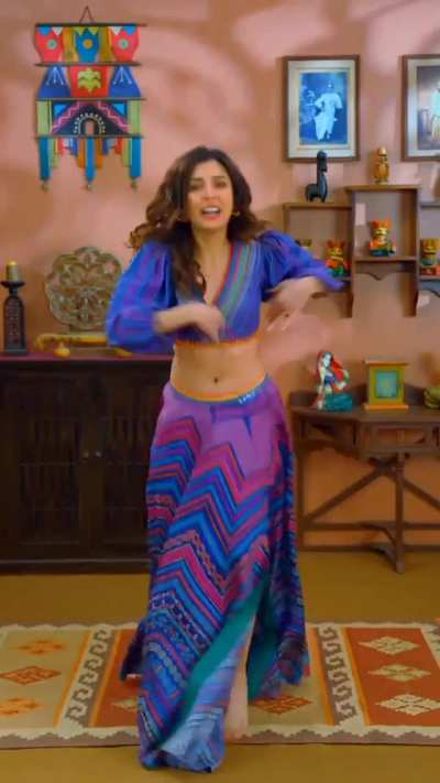 Barkha's navel