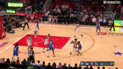 [Highlight] Jabari Smith and Tari Eason lock down the Thunder and force the shot clock violation