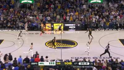 [Highlight] Brook gets his 5th block of the night off the inbound play!