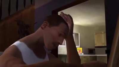 CJ Gets beaten to death by Majima