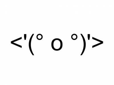 &amp;lt;'(&deg; o &deg;)'&amp;gt;
