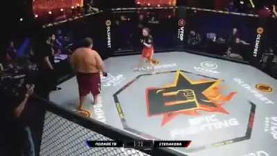 600 lb mod vs Tiny teenage girl (not actual porn)