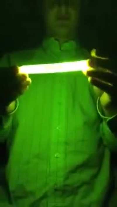 Microwaving a glow stick