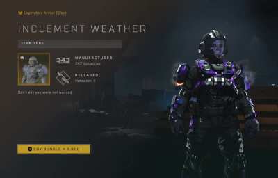 Inclimate Weather returns as the &ldquo;Vault of Osiris&rdquo; Super Bundle Bonus