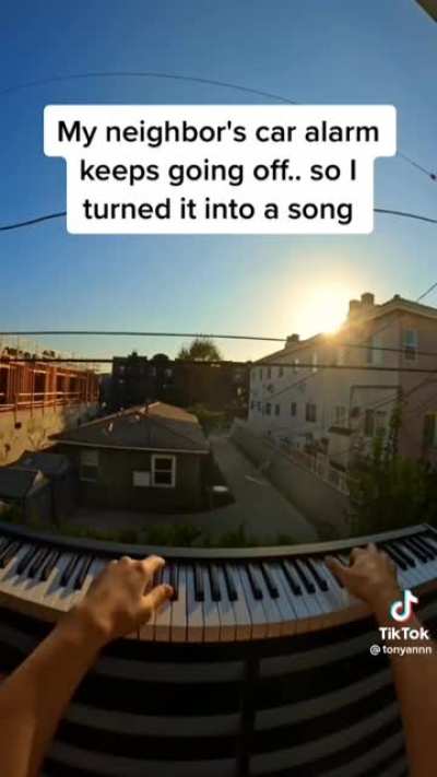 Car alarm song