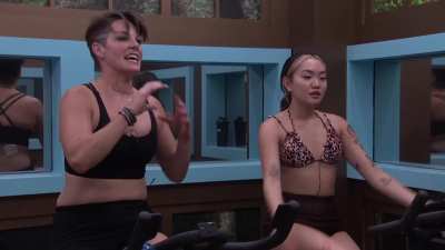 Bowie and Blue Exercising BB25