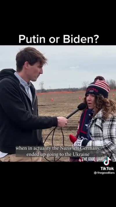 Trump supporter explains why&rsquo;d she&rsquo;d vote for Vladimir Putin over Biden