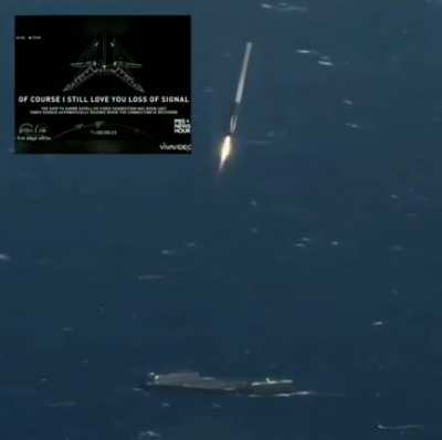 Falcon 9 landing yesterday