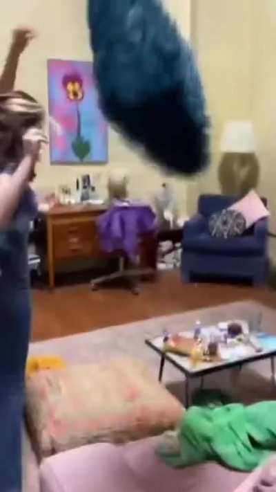Trashing a house
