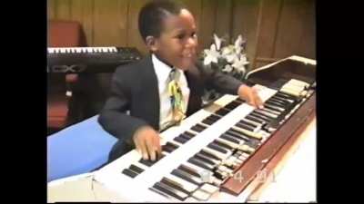 Organist Cory Henry at four years old... definition of a child prodigy right here