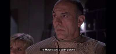 &ldquo;A Serpent Guard, a Horus Guard and a Setesh Guard meet on a neutral planet. It is a tense moment. The Serpent Guard's eyes glow, the Horus Guard's beak glistens, the Setesh Guard's... nose drips.&rdquo; ~ Teal&rsquo;C 😂😂