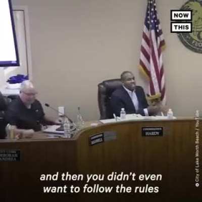 Needed freakout from public official