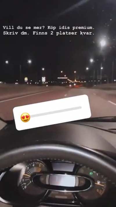 Fr&aring;n hennes Instagram story
