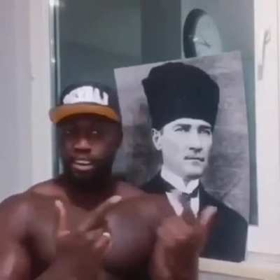 Whitest man in Turgay😎😎💪🏿