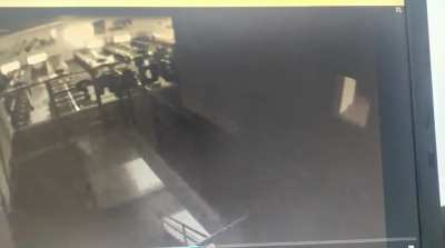 This is from a couple years back at the place I work at, it's was 3am. Any thoughts?