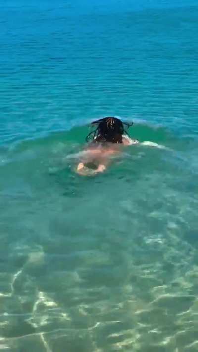 Chloe going for a swim, IG 5/12/2026