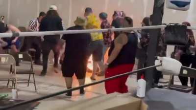 Balls lit on fire and weed whacked out. Aftermath included. JJ Allin and Eric Ryan