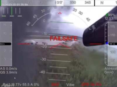 Live footage from Ukrainian drones during attack on strategical bombers in the "Olenya" military airfield in Russia
