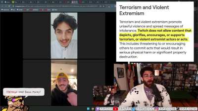 Twitch still refuses to ban Hasan Piker despite repeated TOS violations. I guess they hold communists to a different standard.