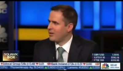 CNBC Financial host is unable to comprehend that Ireland uses Euros.