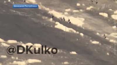 RU pov 4th Brigade of LPR take out ukrainian equipment and personnel in Lysichansk