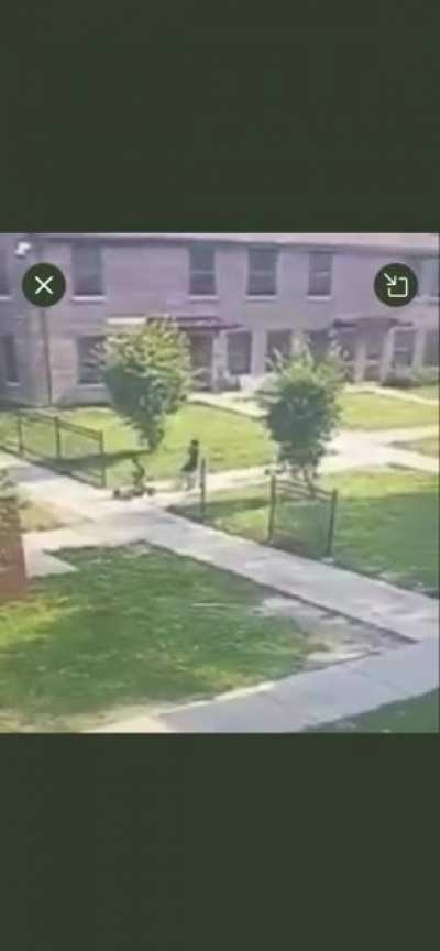 Prime example of how kids get hit