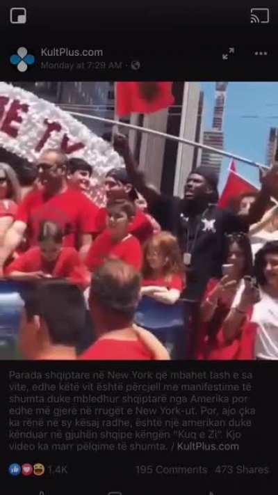 Least patriotic non albanian