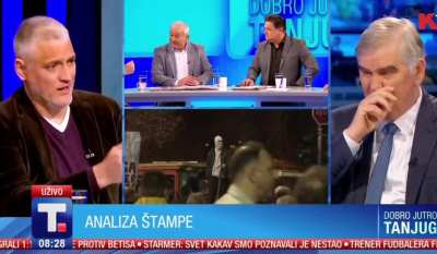 ČEDA: 15. MARTA JE BILO 200 NAORUŽANIH U SKUP&Scaron;TINI. Nije znao da je emisija već krenula uživo.