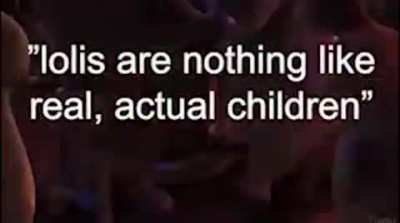 you are a pedophile