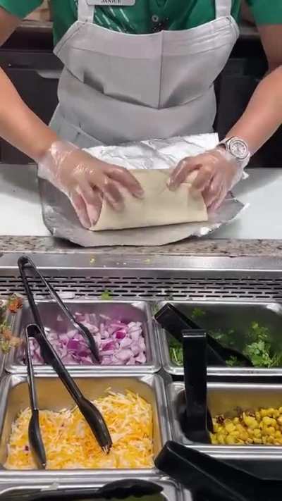 of a Burrito. 