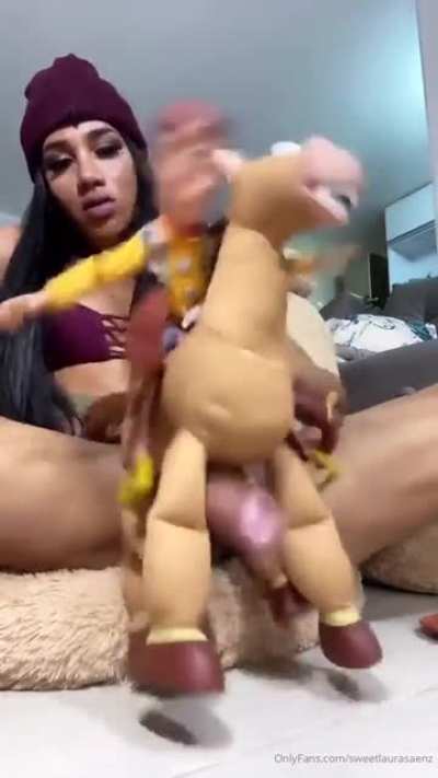 💛🐎LAURA SAENZ🐎💛 GIVING WOODY THE BEST RIDE EVER TO CUM ROAD