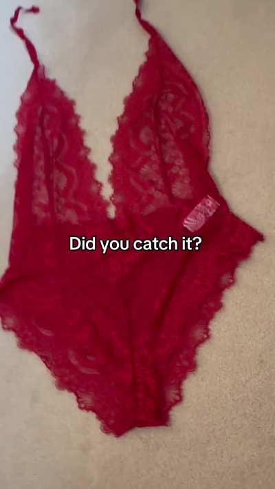 Did you catch it? 