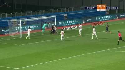Seba (Guangzhou R&amp;amp;F) misses vs Shenzhen FC (Missed of the year contender?)