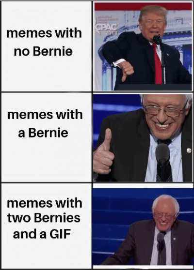 There's just something about that Bernie