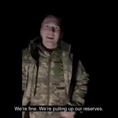 Ukrainian soldier sends message to Russian invaders. (subtitles)