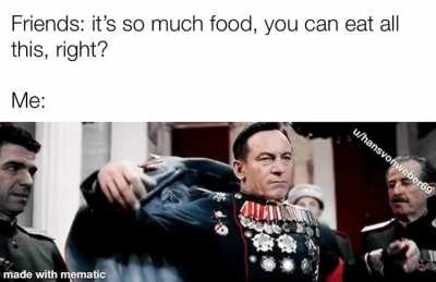 &ldquo;I&rsquo;m off to represent the entire Red Army at the buffet&rdquo;