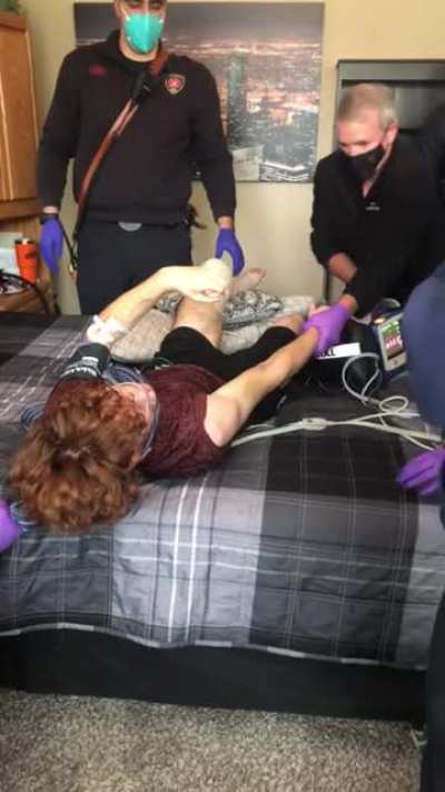 Me getting my arm relocated while on the ketamine