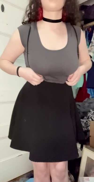 Upskirt then reveal [oc]