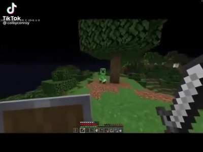 Human Air Missil in Minecraft