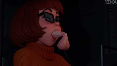 Velma's ghost dick adventure (Redmoa) [Scooby Doo]