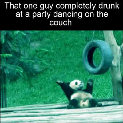 Making like he is still in the party