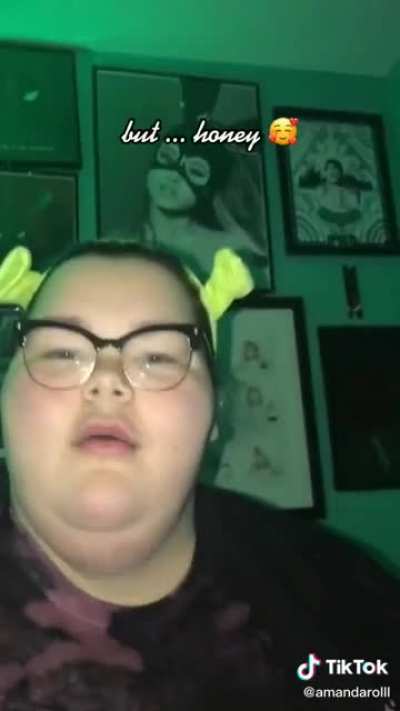 She knows she’s wrong, she turned off comments.