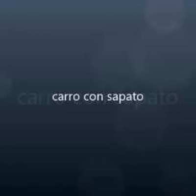 carro con sapato
