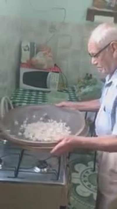 How to pop corn