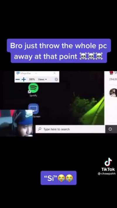 i&rsquo;ve been crying for 5 mins this mf so dumb bro😭