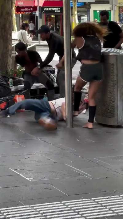 Melbourne CBD Violence/Breakdancing