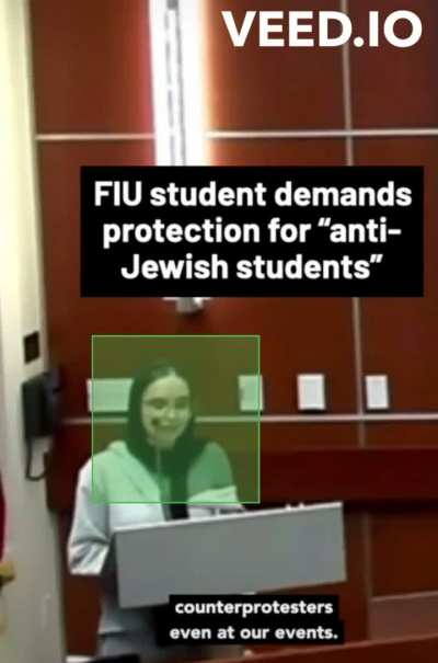 She forgot to swap the "Jews" with "Zionists"
