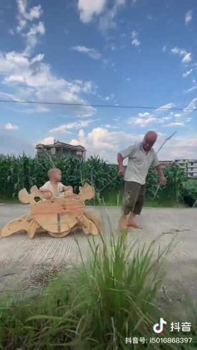 "Now it can walk sideways"