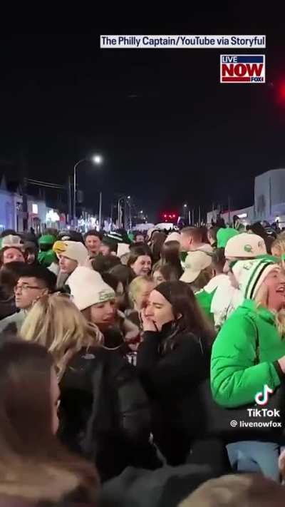 Shooting a real gun in a crowd of people during sports&rsquo; celebration, not a thought in this guys dome